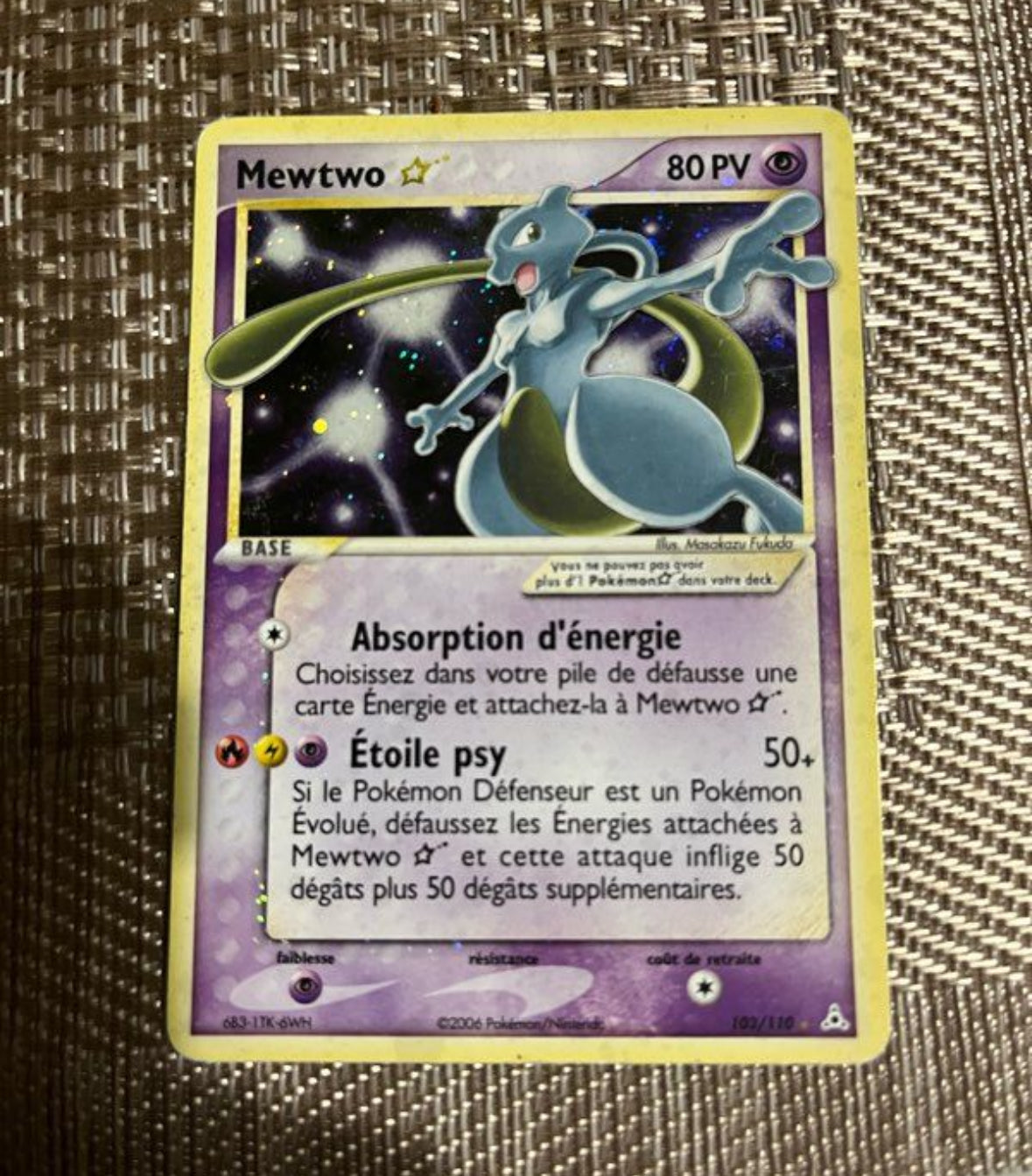 Mewtwo Gold Star fr