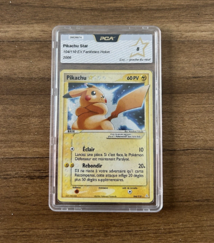 Carte Pokémon PIKACHU STAR 104/110 EX Fantômes Holon FR