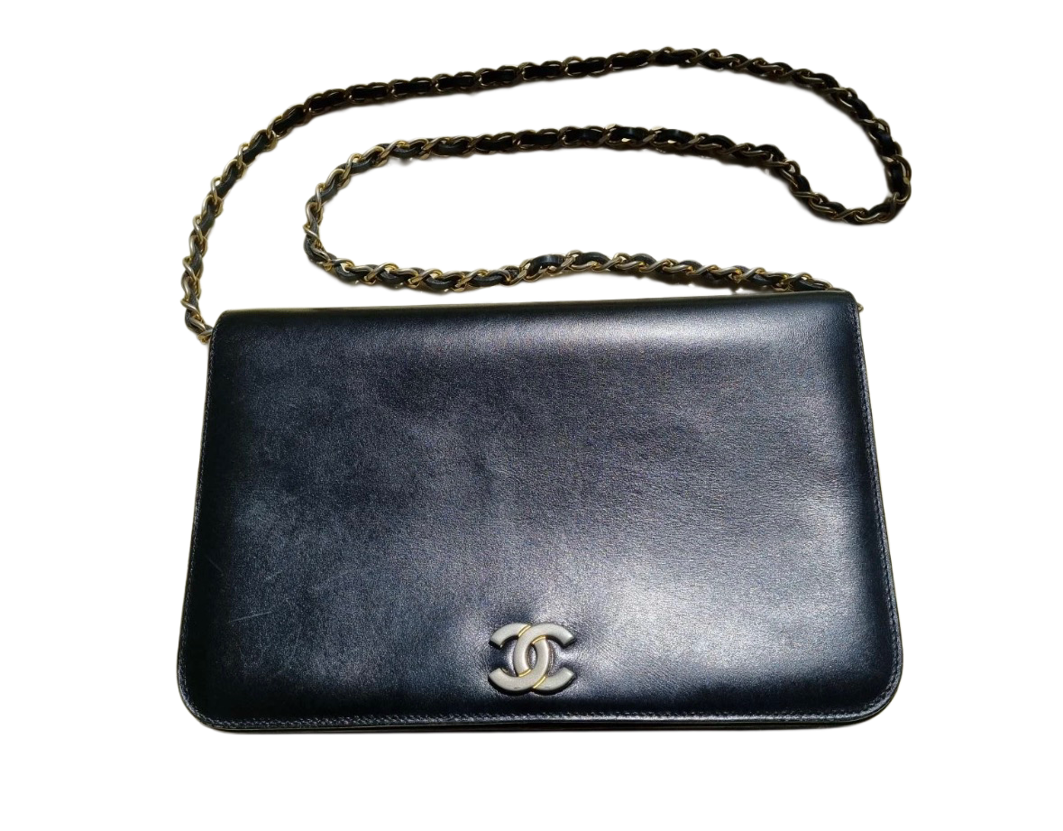 Sac Chanel vintage cuir noir