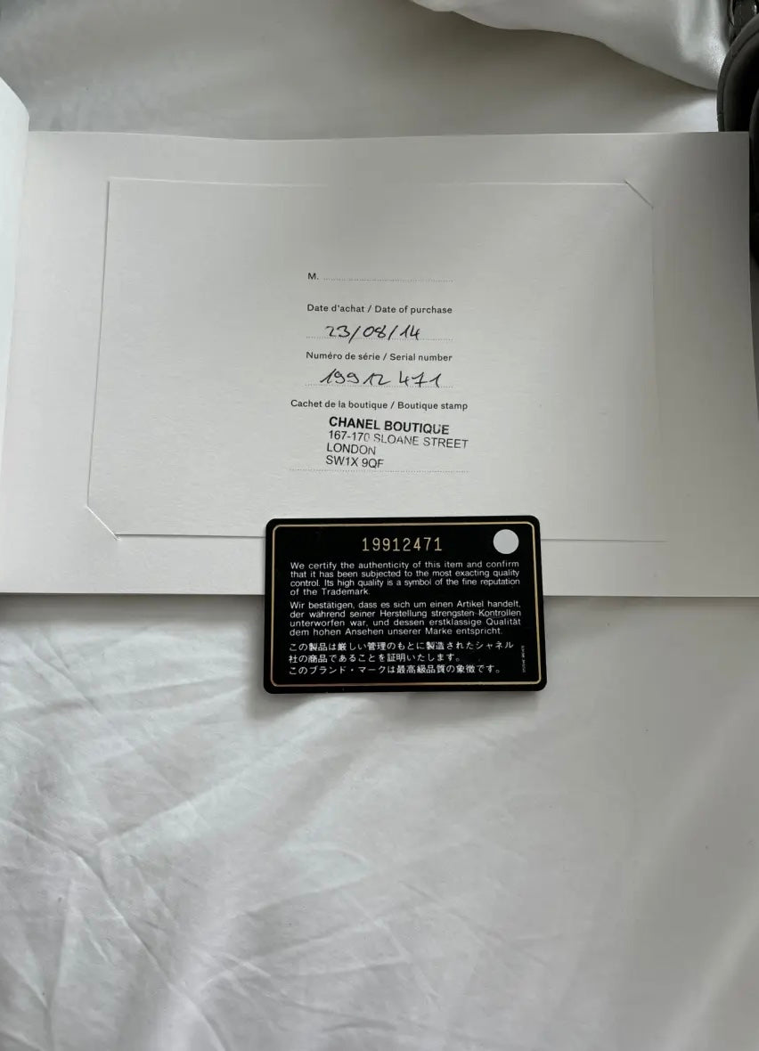 Sac Chanel vintage cuir noir